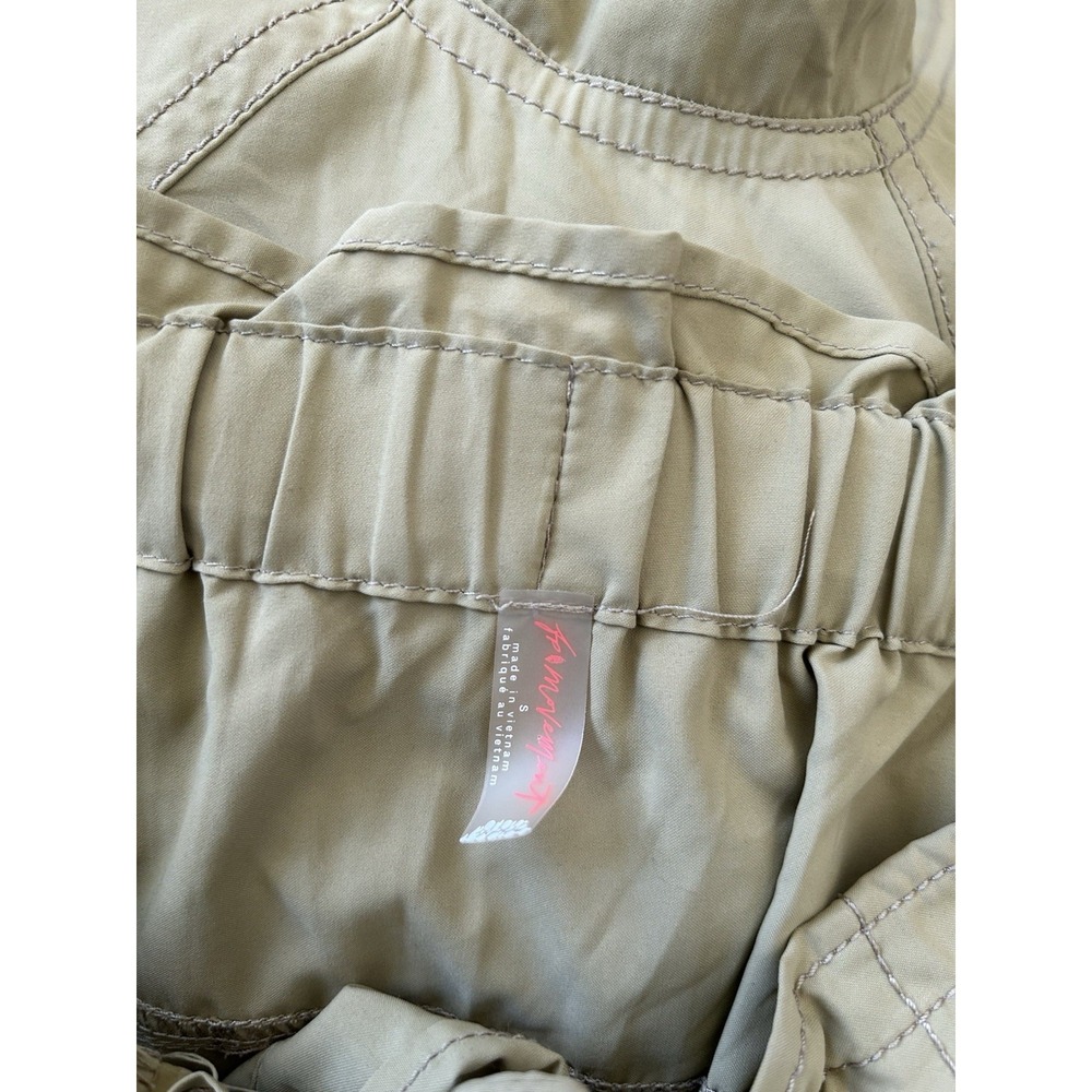 FP Movement Spring Trekker Cargo Pants S Sage Green Gorpcore Parachute Jogger - Picture 8 of 8